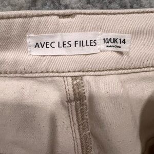 AVEC LES FILLES ECRU JEANS